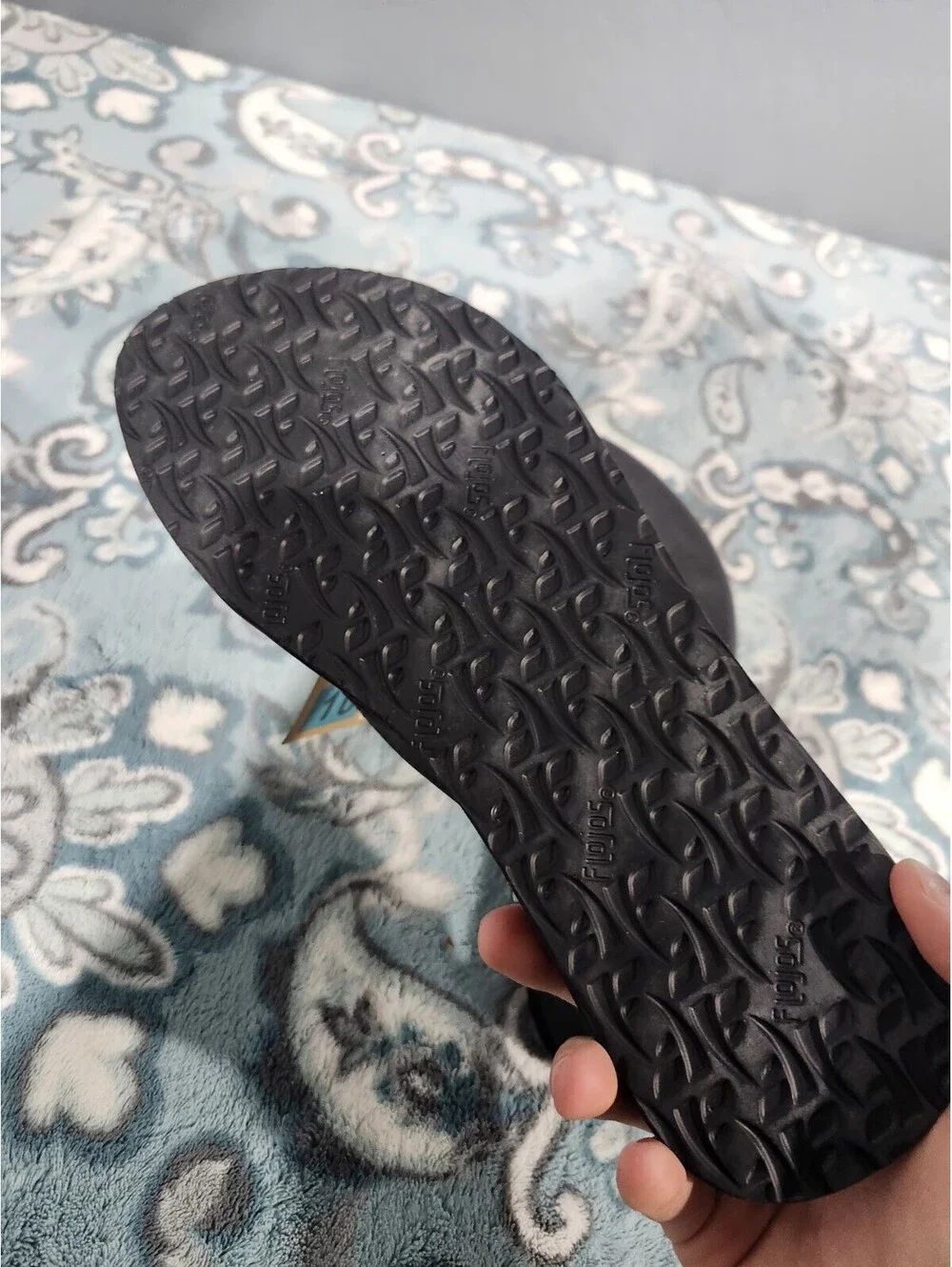 Women’s Flojos Flip Flops Women's Black & Gray Flip Flop